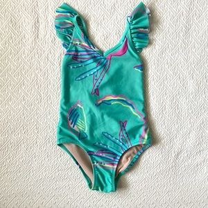 Tea Collection Ruffle One-Piece Swimsuit